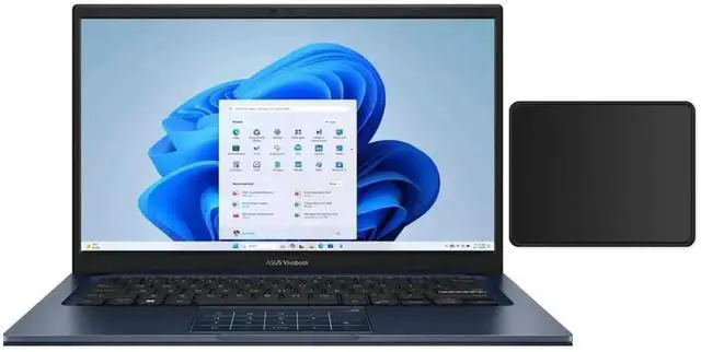 Main image of ASUS Vivobook 14" FHD Laptop |Intel Core i5-1334U| Intel UHD Graphics |Webcam |Bluetooth|Blue| 16GB RAM | 512GB SSD |Windows 11 Home |Bundle with Mouse Pad