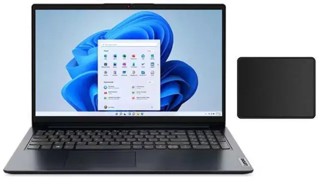 Main image of Lenovo Ideapad 1i 15.6" Full HD Touchscreen Laptop |Intel Core i5-1334U|Intel Iris Xe Graphics|WIFI|Blue|Copilot| 16GB RAM | 1024GB SSD |Windows 11 Home |Bundle with Mouse Pad