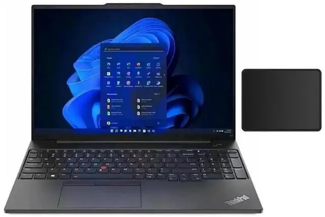Main image of Lenovo ThinkPad 16"1920 x 1200 (WUXGA) Laptop |Intel Core i5-1335U |Intel Iris Xe Graphics|Copilot|Backlit|Fingerprint| 8GB RAM | 256GB SSD |Windows 11 Pro |Bundle with Mouse Pad