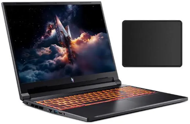 Main image of Acer Nitro V 16 (1920 x 1200) WUXGA 180Hz Gaming Laptop | AMD Ryzen 7 260 | NVIDIA RTX 5050 | Webcam| Backlit | 16GB RAM DDR5 | 1024GB SSD  | Windows 11 Home | Bundle with Mouse Pad