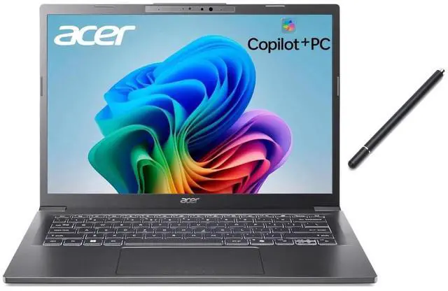 Main image of Acer Aspire 14" AI Copilot+ WUXGA (1920 x 1200) Touchscreen Laptop|Intel Core Ultra 7 258V|Integrated Graphics|Backlit|Sleeve| 32GB RAM DDR5 | 1024GB SSD | Windows 11 Home | Bundle with Stylus Pen