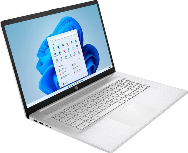 Alt view image 3 of 5 - HP 17.3" FHD Laptop | AMD Ryzen 5 5500U Processor | 8GB RAM | 256GB SSD | Fingerprint reader | Windows 10 Home in S mode