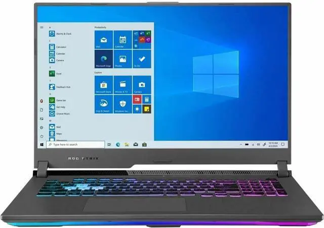 Main image of Asus ROG 17.3 FHD Laptop | AMD Ryzen 7 4800H Processor | 16GB Memory | 1TB SSD | Nvidia GeForce RTX 3060 | Backlit Keyboard | Windows 10 Home | Gray