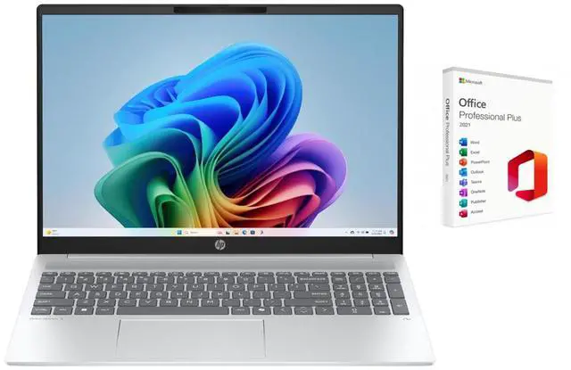 HP OmniBook 16" WUXGA Non-Touch IPS Display |AMD Ryzen AI 7 350| AMD Radeo 860M Graphics|AI PC |Silver| 16GB RAM DDR5 | 2TB SSD | Windows 11 Pro | Bundle with Office 2021