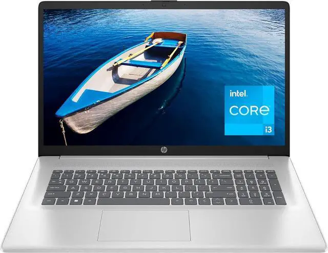Main image of HP Essential 17-cn2083dx Daily Traditional Laptop, 17.3" FHD 1920*1080 Non-touch 60Hz, Intel Core i3-1215U, Intel UHD Graphics, 8GB DDR4 SODIMM, 256GB PCIe M.2 SSD, Wi-Fi 5, Windows 11 Home, Silver