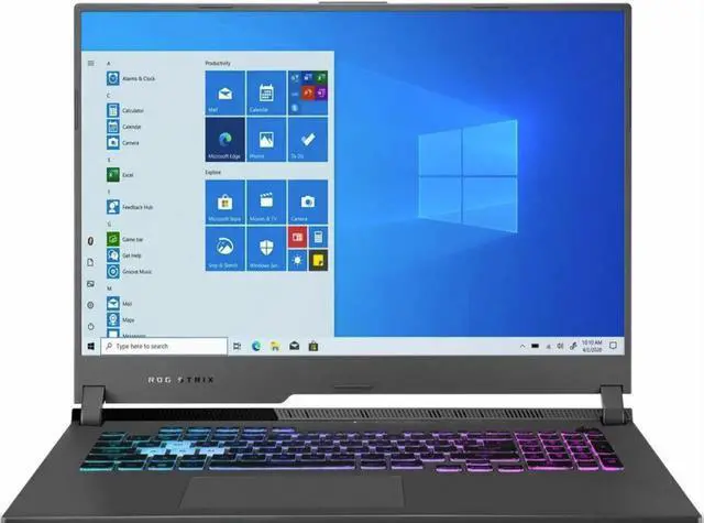 Alt view image 3 of 6 - Asus ROG 17.3 FHD Laptop | AMD Ryzen 7 4800H Processor | 16GB Memory | 512GB SSD | Nvidia GeForce RTX 3060 | Backlit Keyboard | Windows 10 Home | Gray