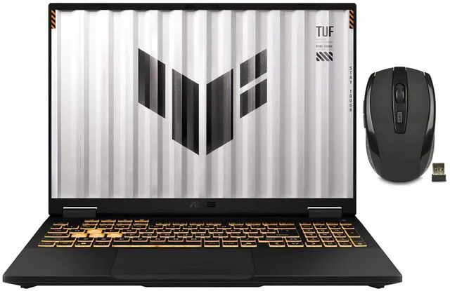Main image of ASUS TUF Gaming Laptop 16 FHD+ 165Hz 16:10 Display |Intel Core i5 13450HX|NVIDIA GeForce RTX 5050|Backlit|Black| 32GB RAM DDR5 | 2TB SSD |Windows 11 Home |Bundle with Wireless Mouse