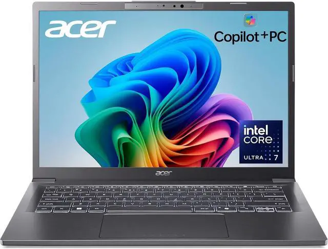 Main image of Acer Aspire 14" AI Copilot+ WUXGA (1920 x 1200) Touchscreen Laptop|Intel Core Ultra 7 258V|Integrated Graphics|Backlit|Sleeve| 32GB RAM DDR5 | 1024GB SSD | Windows 11 Home | Bundle with Stylus Pen