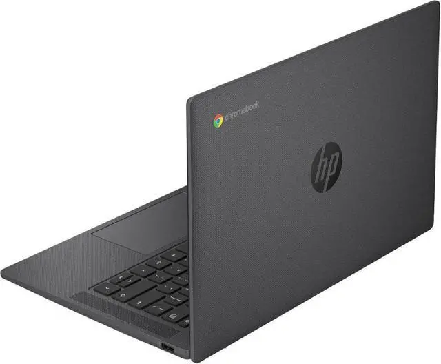 Alt view image 4 of 6 - HP Chromebook 14 inch HD Display Laptop | Intel Processor N100 | Intel UHD Graphics | WIFI | Grey | 8GB RAM | 128GB SSD |Chrome OS |Bundle with Mouse Pad