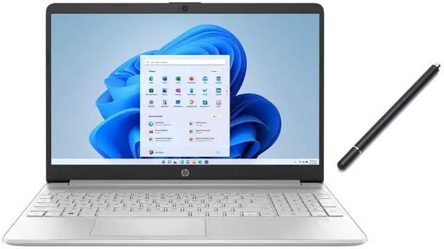 Main image of HP 15.6" HD Touch-Screen Laptop | Intel Core i3-1215U Processor | Intel UHD Graphics | 8GB RAM | 256GB SSD | Windows 11 Home | Bundle with Stylus Pen