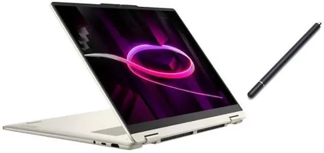 Main image of Lenovo Yoga 7a 2-in-1 16 WUXGA LCD Touchscreen Laptop|AMD Ryzen AI 5 430|AMD Radeon Graphics|Backlit|Fingerprint| 16GB RAM DDR5 | 512GB SSD |Windows 11 Pro |Bundle with Stylus Pen