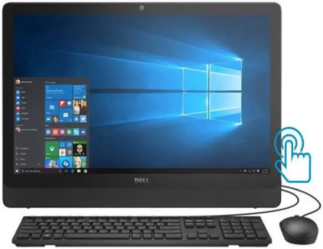 Alt view image 3 of 3 - 2018 Flagship Dell Inspiron 23.8" All-in-One Full HD IPS Touchscreen Desktop,Intel Pentium Quad-Core J3710 Up to 2.64GHz 8GB RAM 1TB HDD DVDRW MaxxAudio 801.22ac Bluetooth Webcam USB 3.0 Win 10-Black