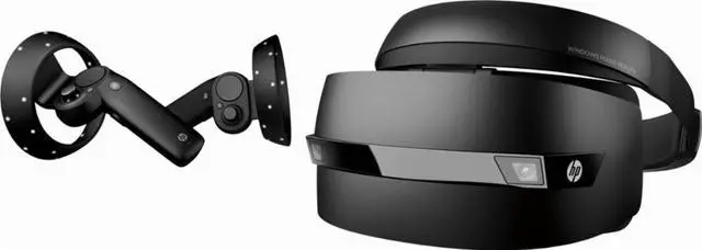 Main image of HP 2018  Techknowledge Windows Mixed/ Reality Headset with Wireless Motion Controllers (Compatible w/ Windows Gaming PCs), HD Liquid Crystal displays, Inside-Out Cameras, HDMI