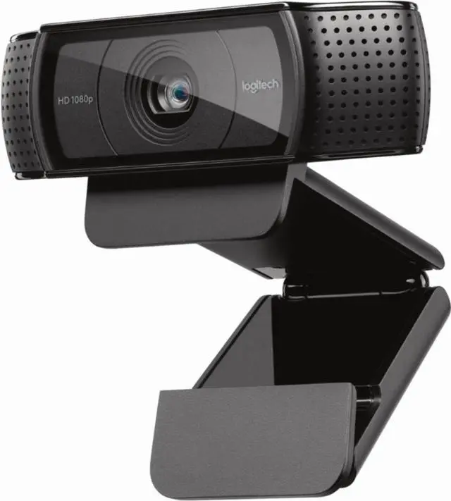 Alt view image 5 of 5 - Logitech HD Pro C920 Webcam , Widescreen Video Calling and Recording, 1080p Camera, Desktop or Laptop Webcam,Still image resolution up to 15.0 megapixels, High-definition sensor, Built-in microphone