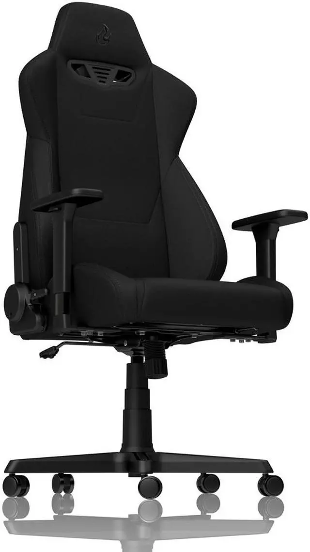 Alt view image 5 of 14 - Nitro Concepts S300 Stealth Black Ergonomic Office Gaming Chair - NC-S300-B