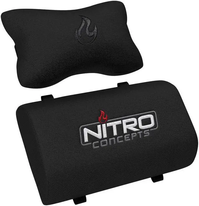 Alt view image 6 of 14 - Nitro Concepts S300 Stealth Black Ergonomic Office Gaming Chair - NC-S300-B