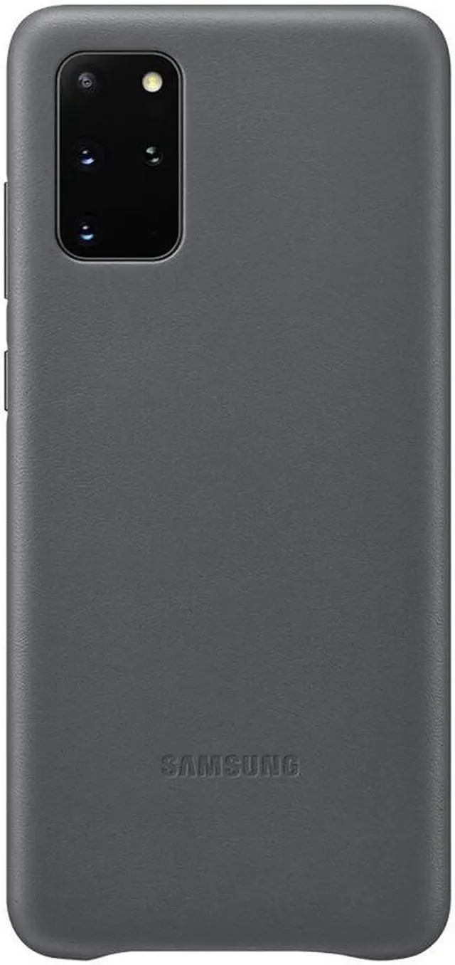 Main image of Samsung Leather Cover for Galaxy S20 Plus - Gray