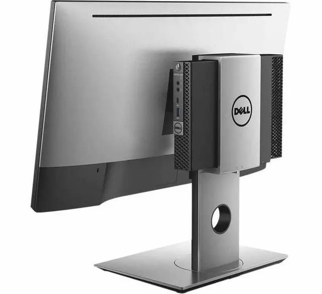 Alt view image 5 of 7 - Dell OptiPlex 3060 Micro All-in-One with Dell 22" 1920 x 1080 Monitor Desktop PC- 8th Gen Intel Six Core i7-8700T 2.4GHz 8 GB DDR4 128 GB M.2 SSD + 1TB SSD WiFi BT Windows 11 Pro