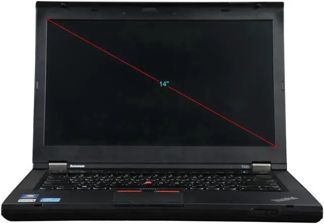 Alt view image 3 of 7 - Lenovo ThinkPad T430 14" LED Notebook Laptop Intel Dual Core 3rd Gen. i5-3320M 2.60GHz 4 GB DDR3 RAM 500GB HDD DVD-RW Webcam WiFi Bluetooth Windows 10 Professional 64-bit
