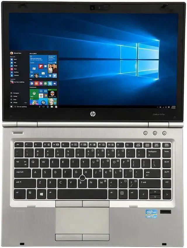 Alt view image 6 of 7 - HP Elitebook 8470p 14" HD LED Notebook Laptop 3rd Gen. Intel Core i5-3320m 2.60GHz 16GB DDR3 RAM 1TB SSD Webcam 1366 x 768 WiFi Bluetooth Microsoft Windows 10 Professional 64-Bit