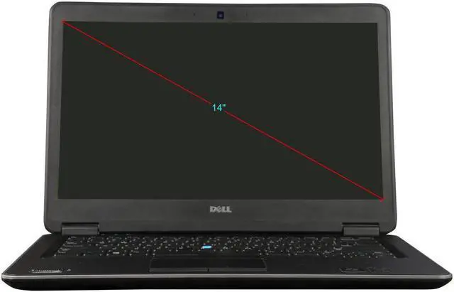 Alt view image 6 of 7 - Dell Latitude E7440 14" HD LED UltraBook Laptop 4th Gen. Intel Core i5 16GB DDR3 SODIMM RAM 512 GB SSD HDMI Webcam Windows 10 Pro