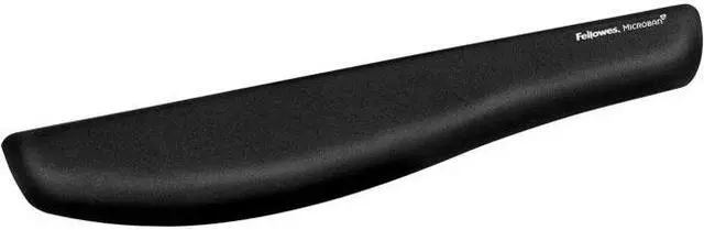 Alt view image 2 of 5 - Fellowes PlushTouch Wrist Rest with FoamFusion Technology - Black
