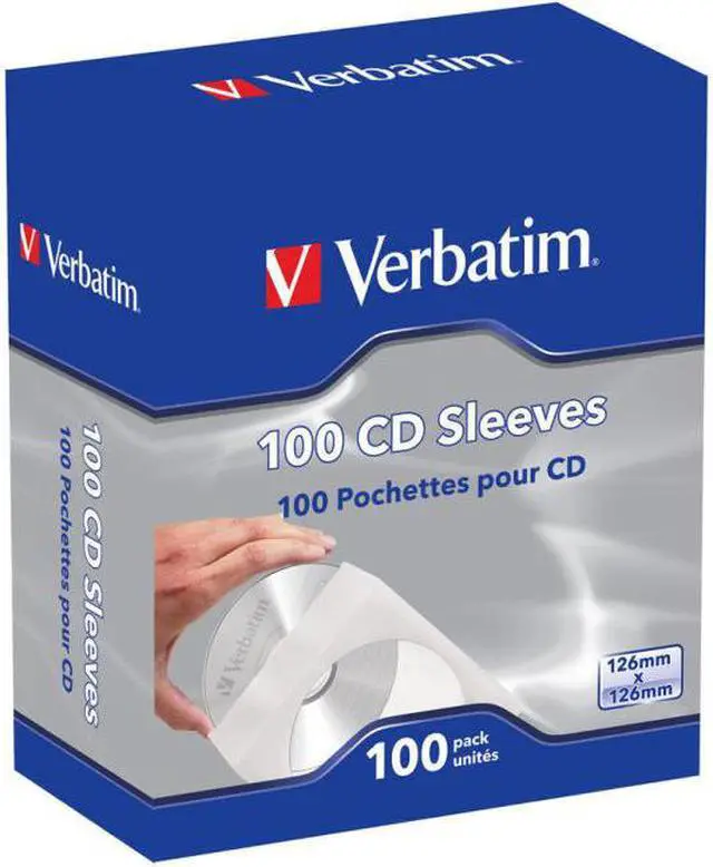 Alt view image 2 of 16 - 100PK CD/DVD PAPER SLEEVES WITH