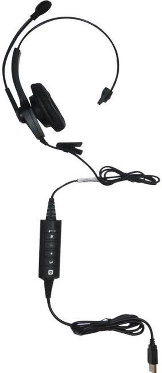 Alt view image 6 of 10 - SPRACHT ZuM UC LYNC compliant USB Headset - Single Ear (Monaural)