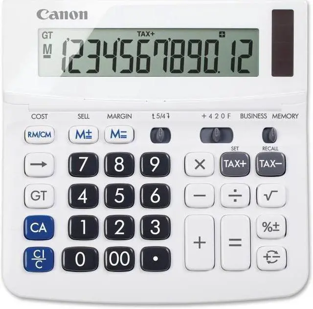 Alt view image 3 of 5 - Canon 12-Digit Financial Desktop Calculator