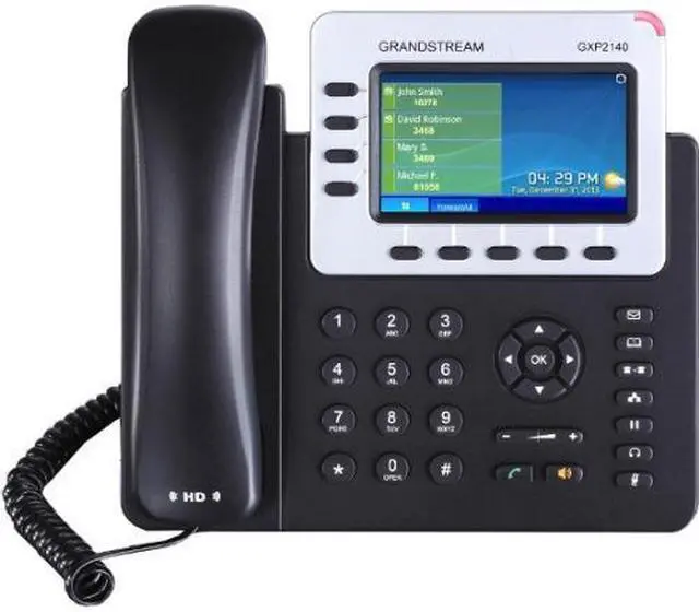 Alt view image 11 of 13 - Grandstream Gxp2140 Ip Phone - Wall Mountable