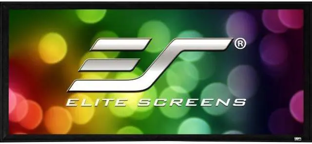 Alt view image 11 of 19 - Elite Screens SableFrame ER100WH2 Fixed Frame Projection Screen - 100" - 16:9 - Wall Mount