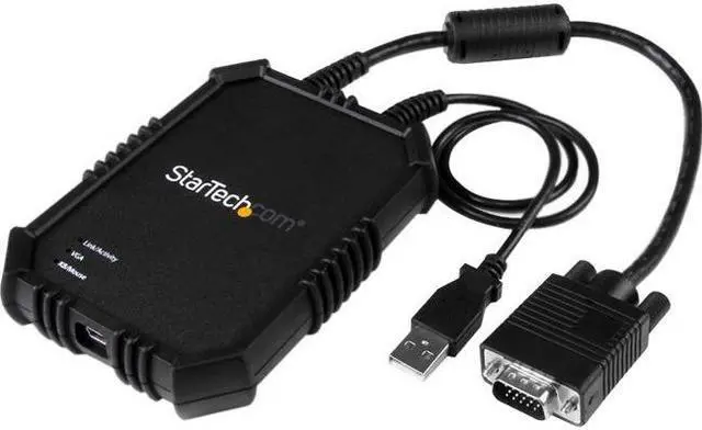 Alt view image 3 of 10 - StarTech.com NOTECONS02X Laptop to Server KVM Console - Rugged USB Crash Cart Adapter with File Transfer and Video Capture