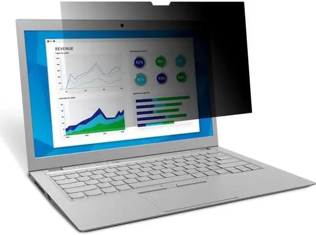 Alt view image 3 of 20 - 3M™ Filter,Privacy, 15.6w,Bk PF156W9B