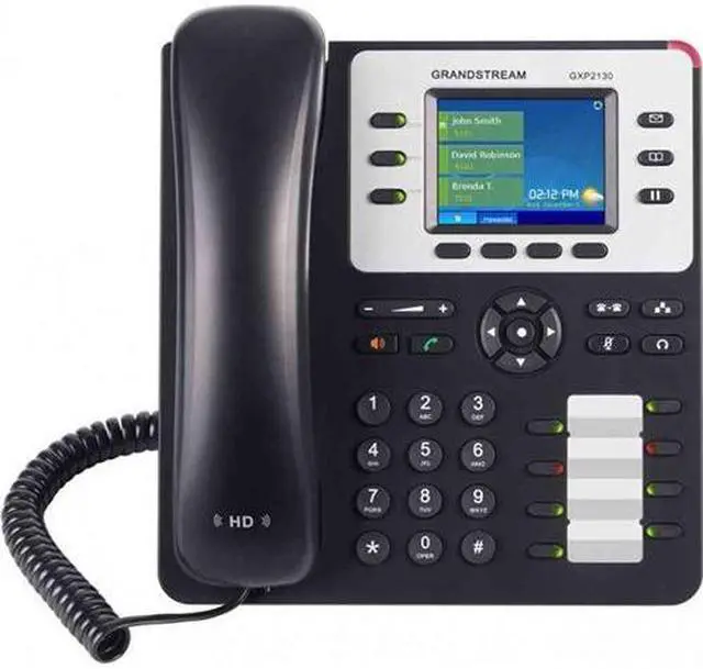 Alt view image 2 of 17 - Grandstream Gxp2130 Ip Phone - Wall Mountable