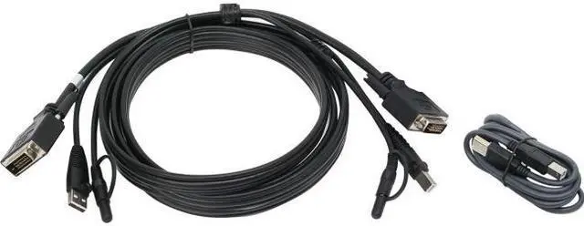 Main image of IOGEAR G2L703UTAA3 10 Ft. DVI, USB KVM Cable Kit with Audio (TAA)