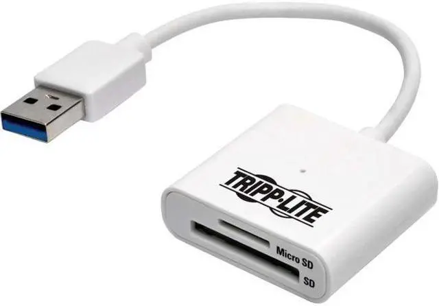 Alt view image 6 of 16 - Tripp Lite Usb 3.0 Superspeed Sd / Micro Sd Memory Card Media Reader 6In.