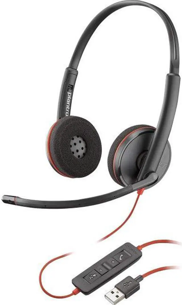Alt view image 2 of 8 - Plantronics Blackwire 3220 USB-C Headset, On-Ear Mono Headset, Wired