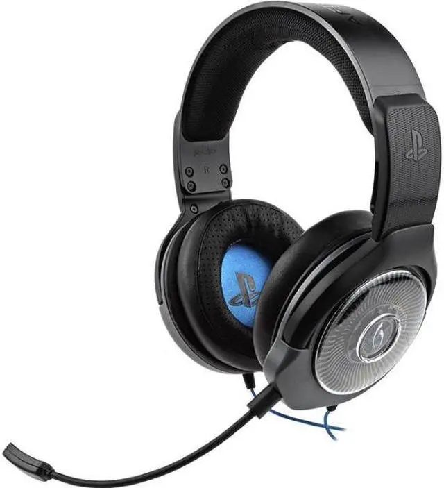 Alt view image 9 of 15 - PDP PS4 Afterglow AG 6 Wired Gaming Headset, 051-077-NA-BK