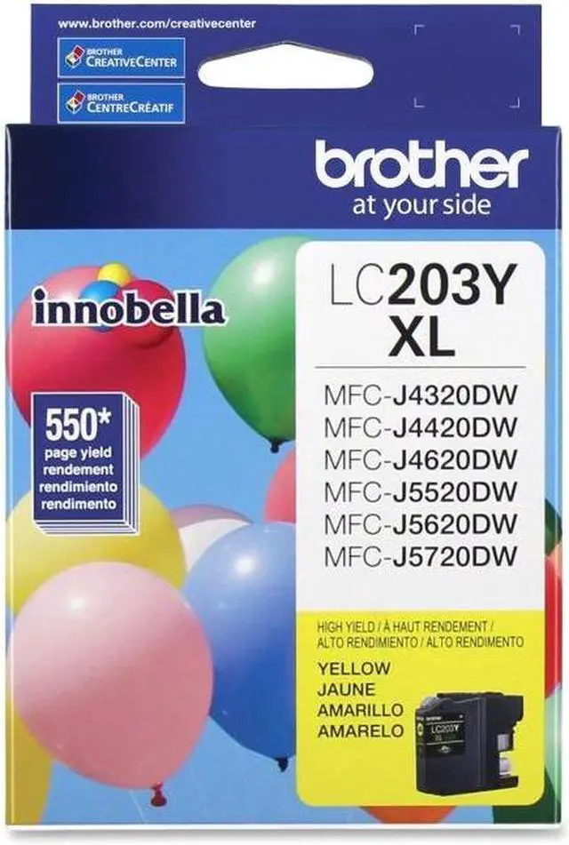 Alt view image 3 of 3 - Brother Innobella LC203YS Ink Cartridge - Yellow