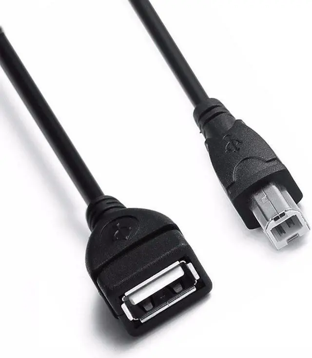 Alt view image 3 of 4 - USB AF To BM Adapter USB 2.0 Cable A Female to USB B Male Cable for Printer Extender Connection Cables
