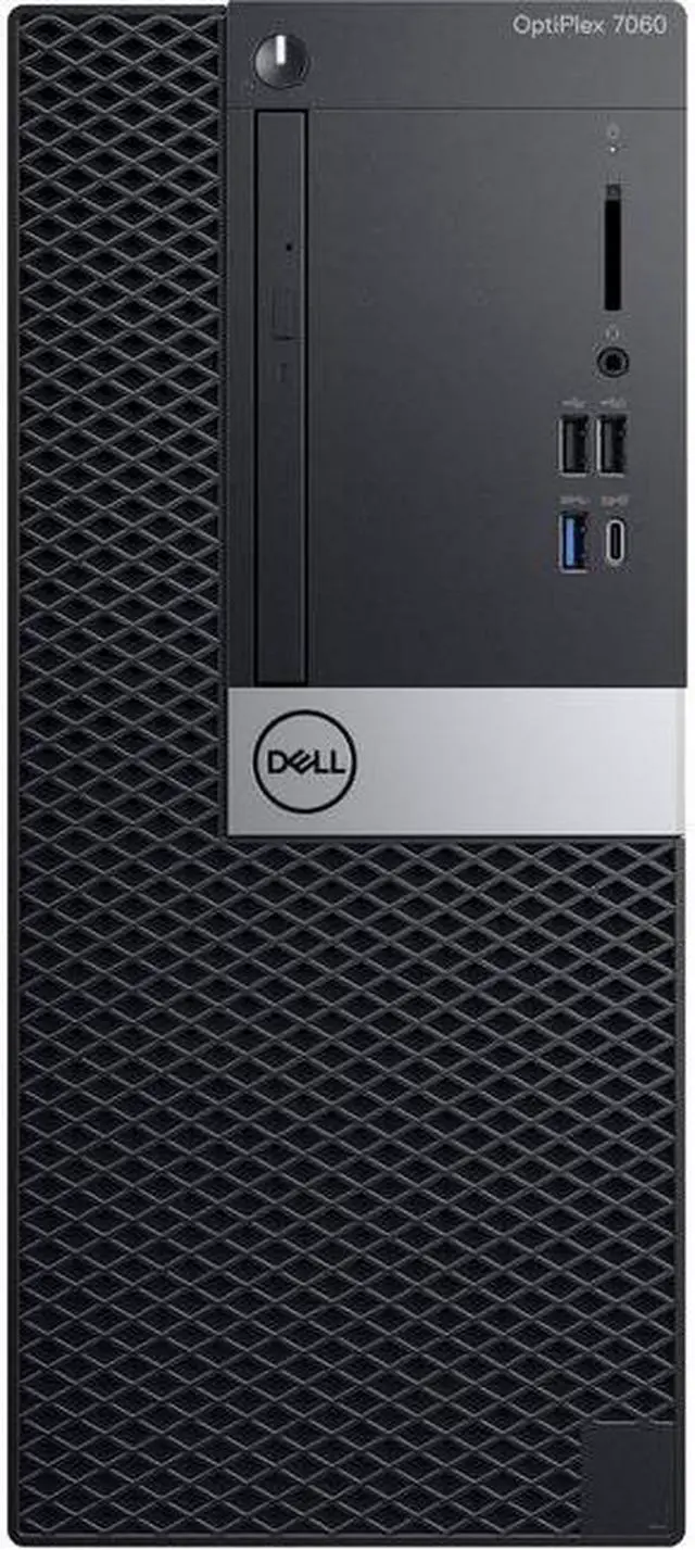 Alt view image 4 of 17 - Dell OptiPlex 7060 Desktop Computer GH6JJ - Core i7 i7-8700 - 8 GB RAM - 500 GB HDD - Mini-tower - Windows 10 Pro 64-bit - AMD Radeon RX 550 4 GB - DVD-Writer - English Keyboard