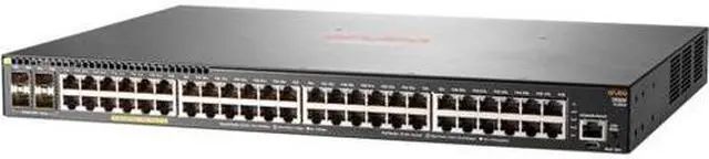 Alt view image 2 of 12 - HPE Aruba 2930F 48G PoE+ 4SFP+ - switch - 48 ports - managed - rack-mou (JL256A)