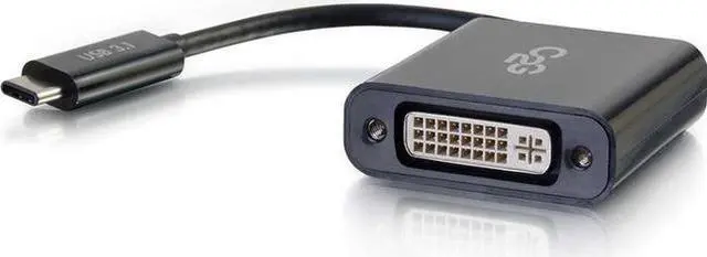 Alt view image 6 of 19 - USB-C TO DVI ADAPTER BLACK*