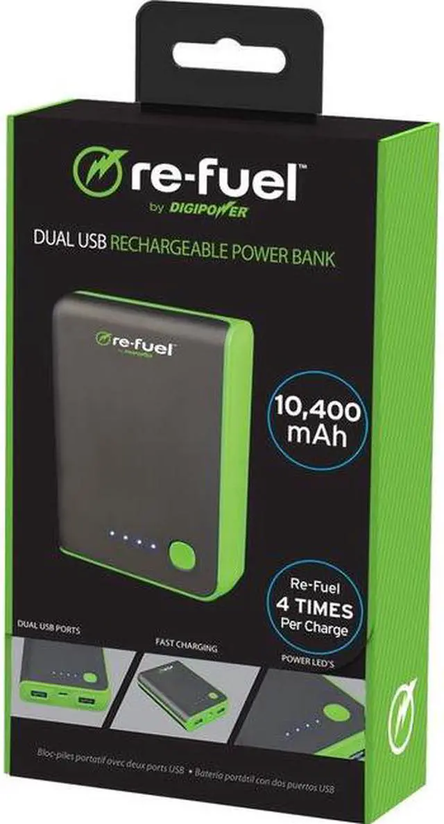 Alt view image 7 of 9 - DigiPower 10400mAh Power Bank