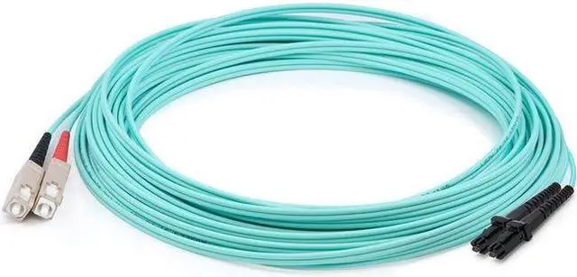 Alt view image 3 of 5 - AddOn 7m MT-RJ to SC OM3 Aqua Patch Cable - Patch cable - MT-RJ/UPC multi-m