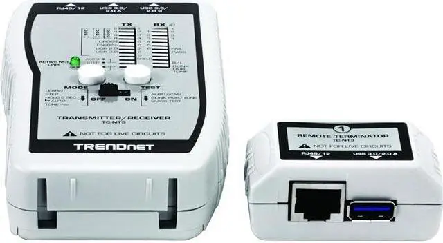 Alt view image 8 of 17 - TRENDnet VDV and USB Cable Tester, TC-NT3