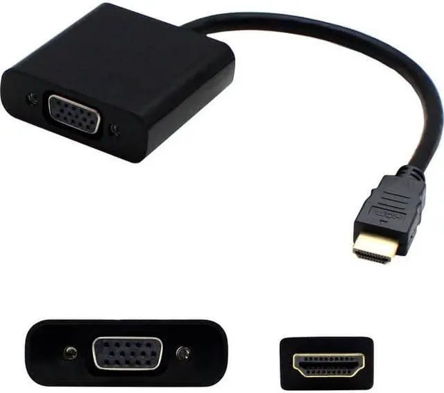 Alt view image 6 of 17 - HDMI to VGA Active Adapter Converter Cable - Male to Female