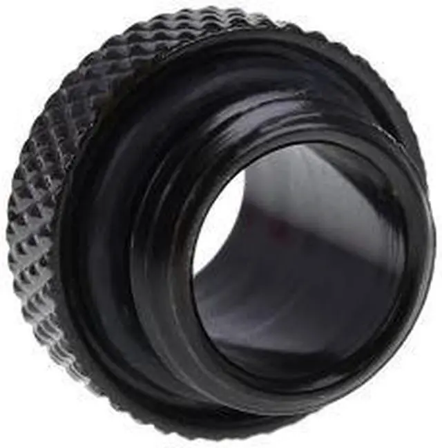 Alt view image 2 of 13 - Alphacool Eiszapfen G1/4" Male to Male Adapter Fitting - Deep Black (17399)