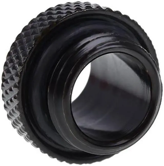 Alt view image 6 of 13 - Alphacool Eiszapfen G1/4" Male to Male Adapter Fitting - Deep Black (17399)