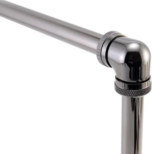 Alt view image 4 of 10 - XSPC 14mm Rigid Brass Tubing 0.5m Black Chrome